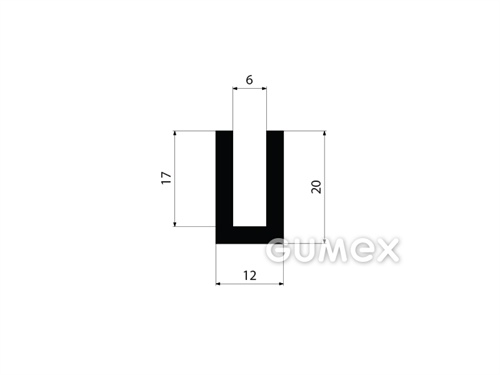 GUMOVÉ PROFILY TVARU "U" - EPDM